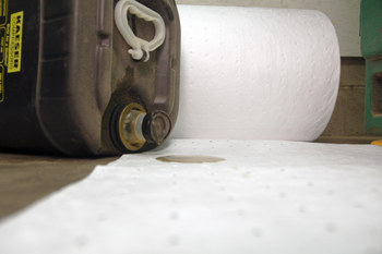 Spilfyter White Polypropylene 58 gal Sorbent Roll - Bag - 16 in Width - 150 ft Length - 810042-42177