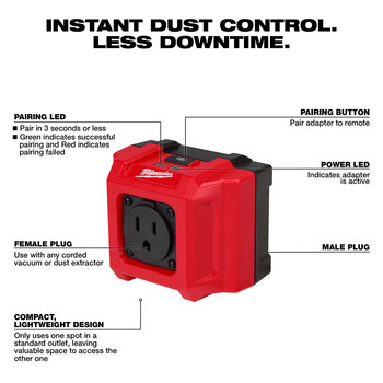 Milwaukee Wireless Dust Control Kit 0950-20