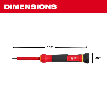 Milwaukee 48-22-2217 8-in-1 Precision Multi-Bit Screwdriver Set - 6.75 in - 84809