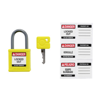 Brady Velocity Safety Padlock Lockout Tagout 177263 - 63093