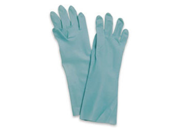 Picture of North Nitriguard Plus LA102G Green 10 Nitrile Unsupported Chemical-Resistant Gloves (Main product image)