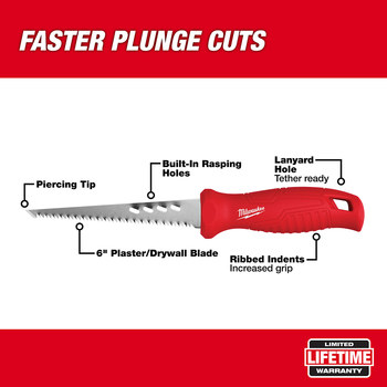 Milwaukee 6 in Rasping Jab Saw 48-22-0104 - 43 - Steel