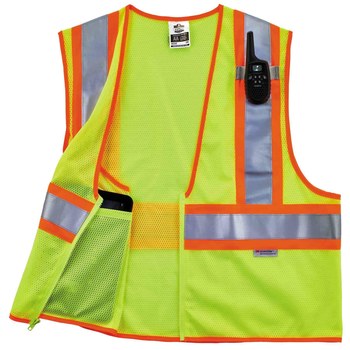 Ergodyne Glowear High-Visibility Vest 8230Z 21325 - Size Large/XL - High-Visibility Lime