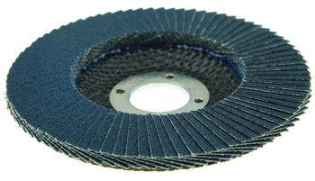 Weiler Wolverine Type 27 Flap Disc 31403 - Zirconium - 4-1/2 in - 60 - Medium