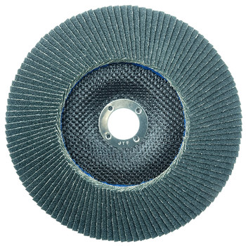 Weiler Tiger Paw Type 27 Flap Disc 51170 - Zirconium - 7 in - 40 - Coarse