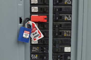 Brady SafeKey Safety Padlock - 1 1/4 in Wide - CPT-BLU-25PL-KA3PK