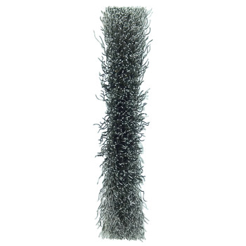 Weiler 00144 Wheel Brush - 4 in Dia - Crimped Steel Bristle