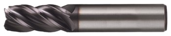Cleveland End Mill C80047 - 1/2 in - Carbide - 4 Flute - 1/2 in Straight Shank