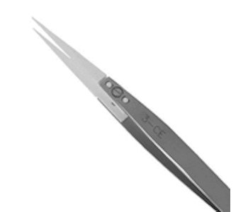 Picture of Excelta Three Star 5 3/4 in Utility Tweezers 3-CE (Main product image)