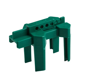 Picture of Brady Prinzing Green Polypropylene Ball Valve Lockout (Main product image)