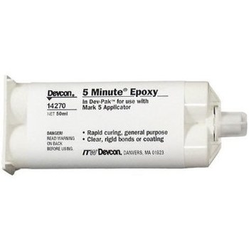 devcon epoxy minute adhesive rshughes cartridge ml amber accelerator base manufacturer labels