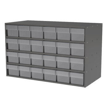 Picture of Akro-Mils AD3517C68 Akrodrawers 120 lb Charcoal Gray Powder Coated, Textured Stackable Cabinet (Main product image)