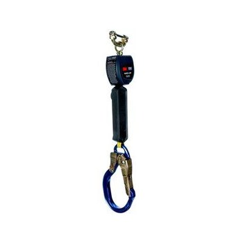3M DBI-SALA Nano-Lok Quick Connect Self-Retracting Lifeline 3101468 - 6 ft Length - Aluminum Rebar Hook