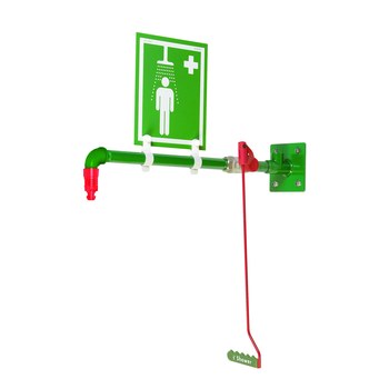 Wall Mounted Laboratory Shower - Hughes Safety Showers