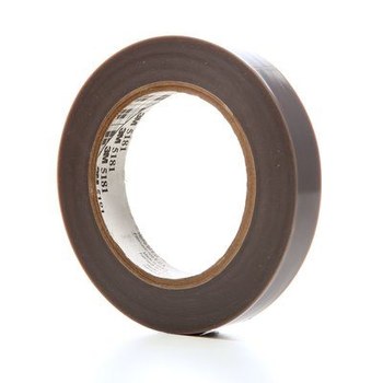 3M 5181 Gray Slick Surface Tape - 3/4 in Width x 36 yd Length - 6.5 mil Thick - 48114