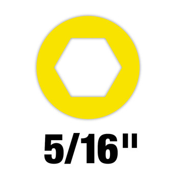 Milwaukee HollowCore 5/16 in 48-22-2552 Nut Driver - Forged Steel - 7.20 in - 67093