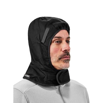Ergodyne N-Ferno 6852 Black Cotton Cold Weather Head Liner - 720476-16852