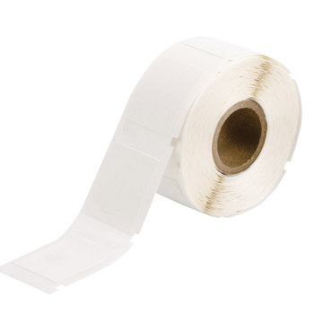 Picture of Brady White Vinyl Thermal Transfer WML-905-502-2S Die-Cut Thermal Transfer Printer Label Roll (Main product image)