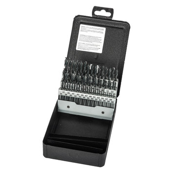 Picture of Precision Twist Drill 135° Right Hand Cut High-Speed Steel C60R41C Stub Length Drill Set 5995677 (Main product image)