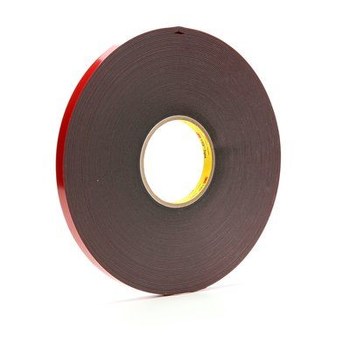 3M VHB 4611 Acrylic Foam Tape Dark Gray 1/2" X 36 Yds 
