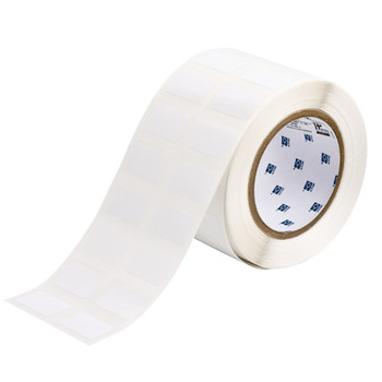 Picture of Brady Permashield White Polyester Thermal Transfer THT-22-423-2 Die-Cut Thermal Transfer Printer Label Roll (Main product image)