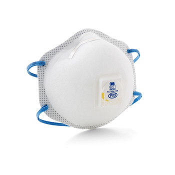 3M Cool Flow Particulate Respirator 54285 - Size Standard - White