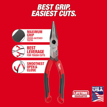 Milwaukee MT555 Pliers - Steel - 8 in - 59552