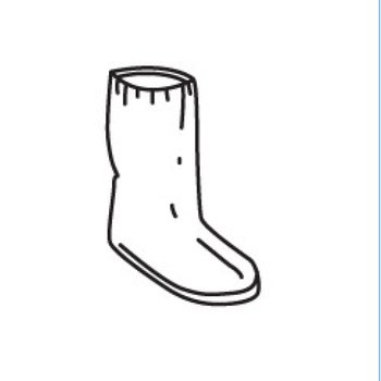 Picture of West Chester White Universal Cleanroom Boot Covers (Main product image)