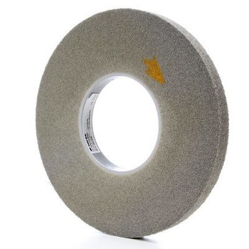 3M Scotch-Brite XL-WL Convolute Silicon Carbide Hard Deburring Wheel - Fine Grade - Arbor Attachment - 12 in Diameter - 5 in Center Hole - 1 in Thickness - 05138