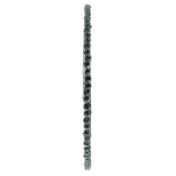 Weiler 09080 Wheel Brush - 15 in Dia - Knotted - Standard Twist Steel Bristle