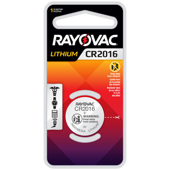 Picture of Rayovac KECR2016-1G Electronic Keyless Entry Battery (Main product image)