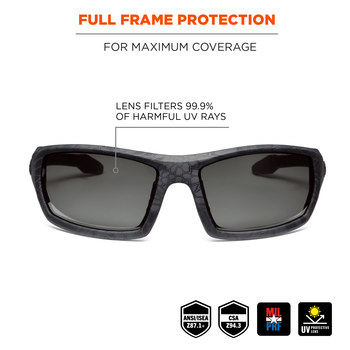 Ergodyne Skullerz Safety Glasses ODIN-AFTY 50533