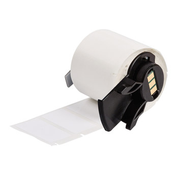 Picture of Brady White Nylon Thermal Transfer PTL-30-499 Die-Cut Thermal Transfer Printer Label Roll (Main product image)