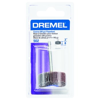 Dremel Flap Wheel 01181 - Aluminum Oxide - 3/8 in - Medium