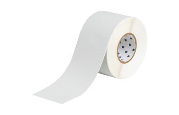Picture of Brady Silver Polyester Thermal Transfer THT-107-428 Continuous Thermal Transfer Printer Label Roll (Main product image)