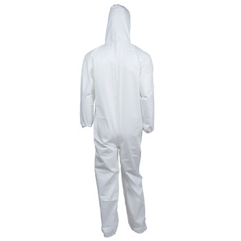 Kimberly-Clark Kleenguard Disposable General Purpose Coveralls A40 44327 - Size 4XL - White