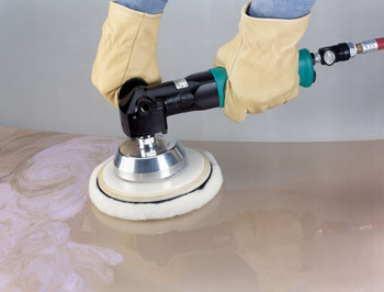 Dynabrade Random Orbital Polisher - 3/4 in Orbit - 0.7 hp - 51446