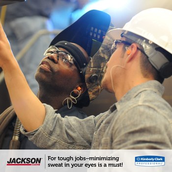 Jackson Safety Black/Blue Helmet Sweatband - 036000-32187
