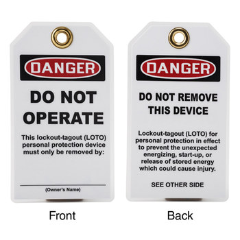 Picture of Brady Laminated 131554 Blank Tag (Main product image)