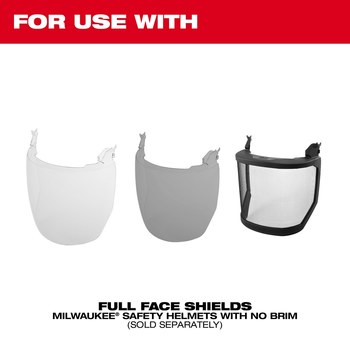 Milwaukee BOLT Black Plastic Replacement Full Face Shield Mount - 045242-74110