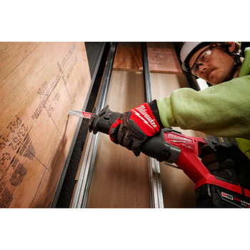 Milwaukee Black/Red Large Synthetic Leather Wrecking Work Gloves - 48-73-8532