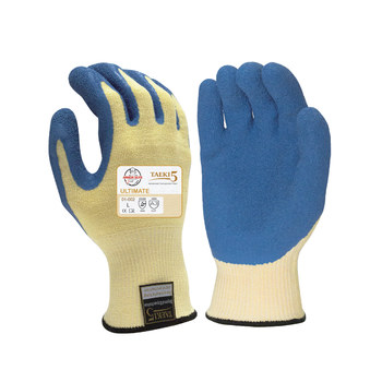 Picture of Armor Guys Taeki5 Ultimate 01-002 Blue/Yellow XL Taeki 5 Cut-Resistant Gloves (Main product image)
