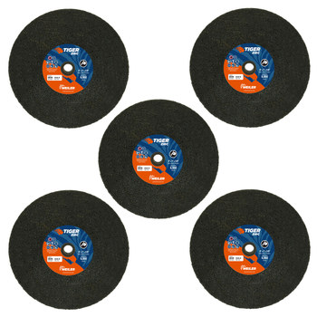 Weiler Tiger Zirc Portable Snagging Wheel 68348 - Type 1 (Straight) - 8 in - Alumina Zirconia - 16 - R