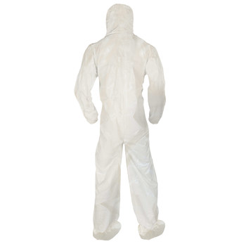 Kimberly-Clark Kleenguard Chemical-Resistant Coveralls A80 30948 - Size 5XL - White