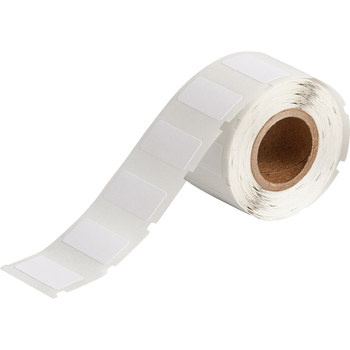 Picture of Brady White Tamper-Evident Paper Thermal Transfer CL-311-122 Die-Cut Thermal Transfer Printer Label Roll (Main product image)