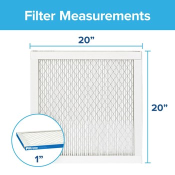 3M Filtrete High Performance 20 in x 20 in x 1 in UA02-4 MERV 13, 1900 MPR Air Filter - 54329
