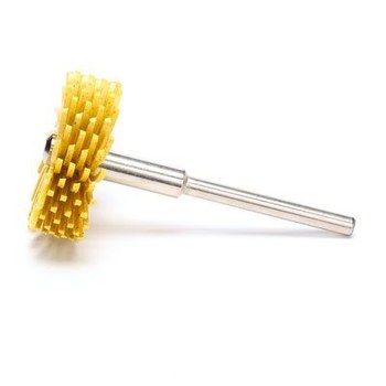 3M Scotch-Brite Ceramic RB-ZB Radial Bristle Brush - Medium Grade - 1/8 in Center Hole - 1 in Outside Diameter - 27612