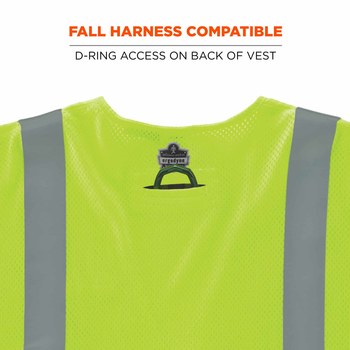 Ergodyne Glowear High-Visibility Vest 8356FRHL 22215 - Size Large/XL - High-Visibility Lime