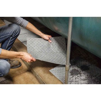 Brady MRO Plus Gray Polypropylene 26 gal Absorbent Pad 107720 - 15 in Width - 19 in Length