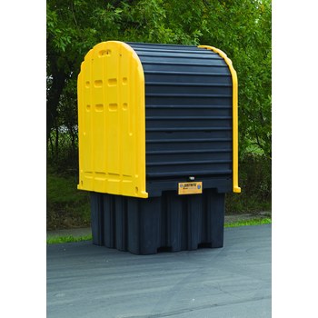 Justrite EcoPolyBlend Pallet & Shed IBC 28677 - Black/Yellow - 13359